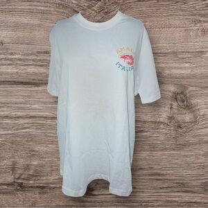 Common People Amalfi Italia Lobster Graphic T Shirt White Size M NWT